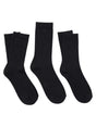 Image for LCKR Men's 6 Pairs Ribbed Knee-High Socks,Black