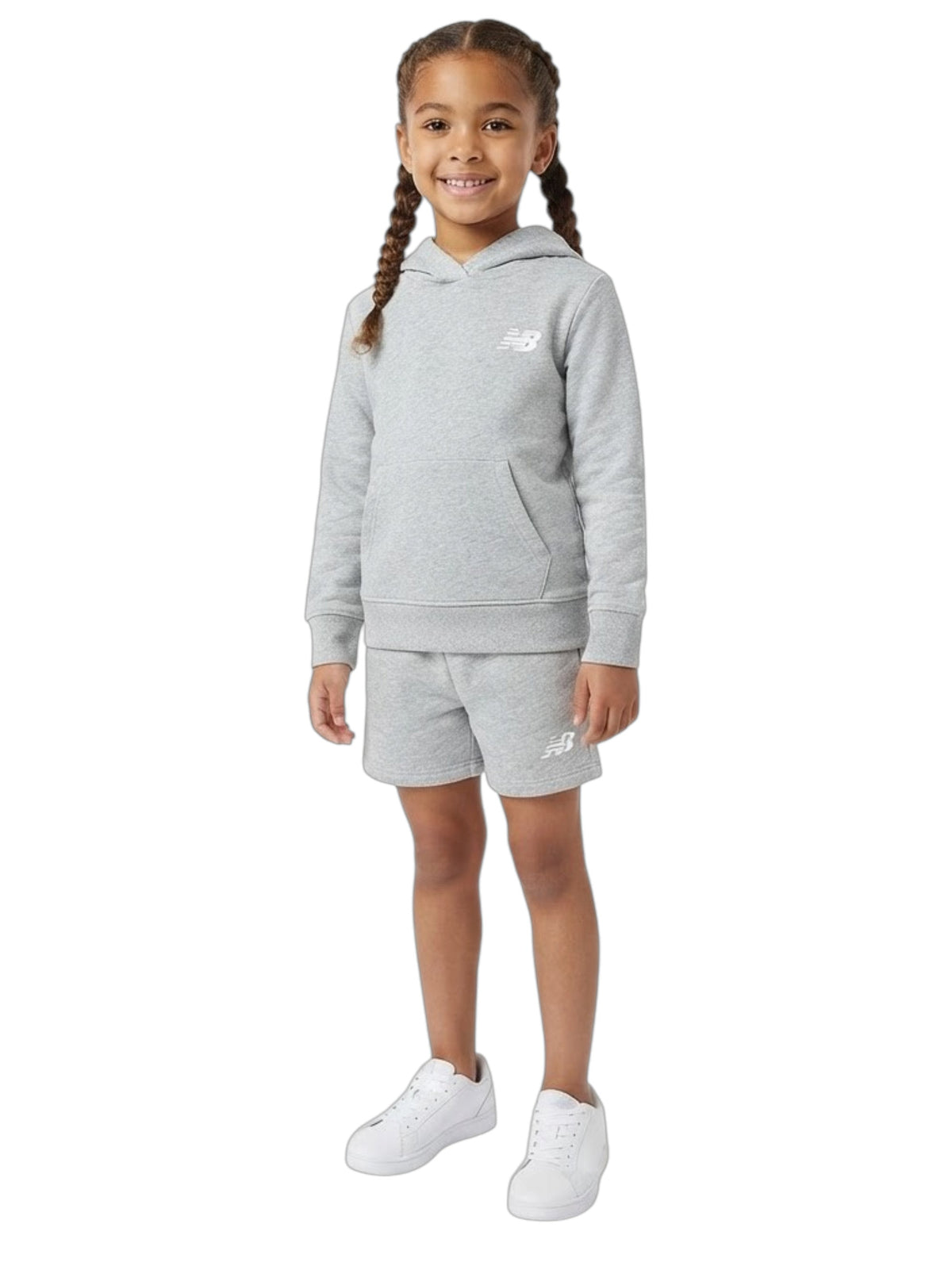 Image for Kids Girls Brand Logo Printed Set 2 Pcs,Light Grey