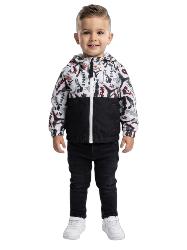Image for Kids Boys Brand Logo Printed Jacket,Multi