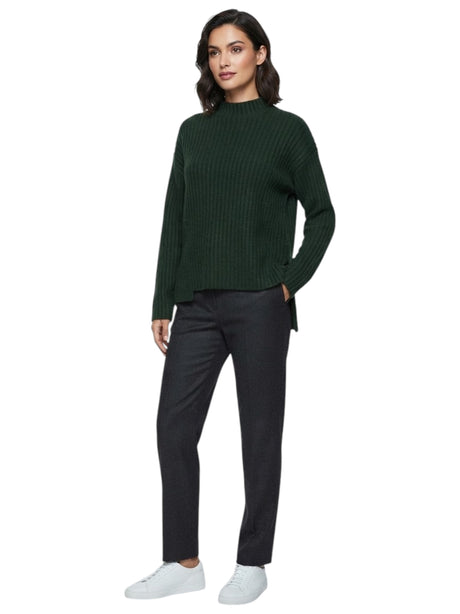 Image for Women's Ribbed Sweater,Olive Green