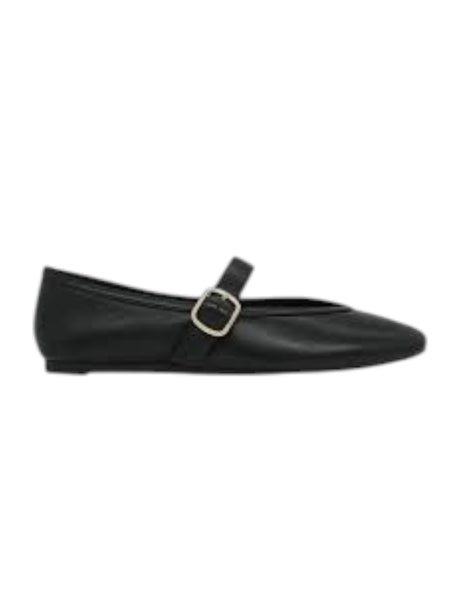 Image for Women's Plain Leather Sandal,Black