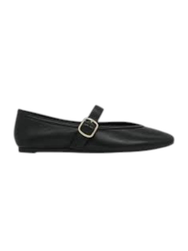 Image for Women's Plain Leather Sandal,Black