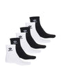 Image for Adidas Men's 6 Pcs Ribbed Knee-High Socks Set,Black/White
