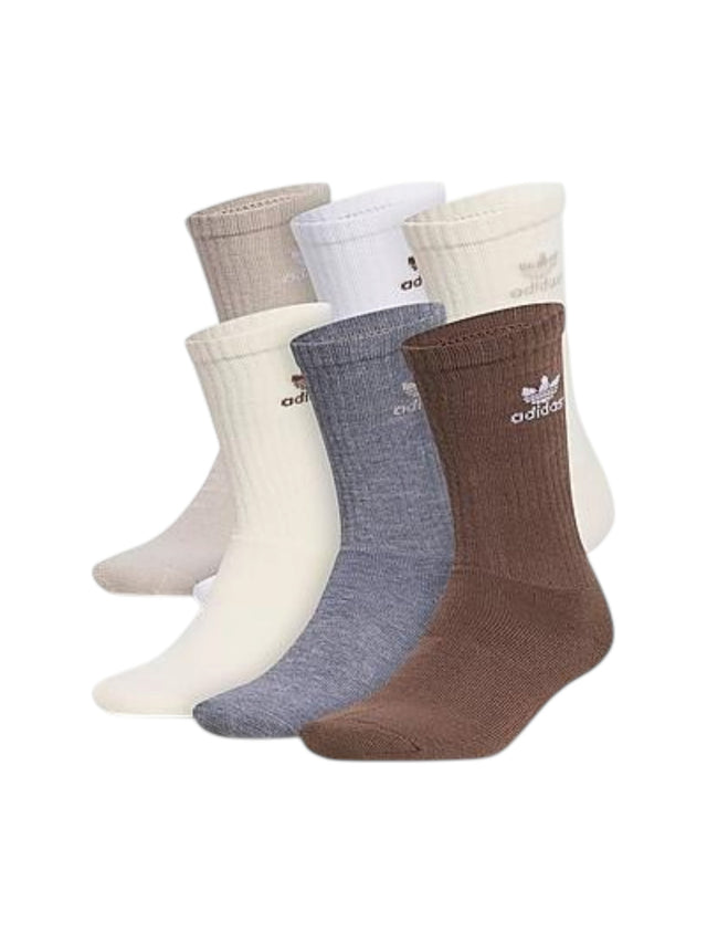 Image for Adidas Men's 6 Pcs Ribbed Knee-High Socks Set,Multi