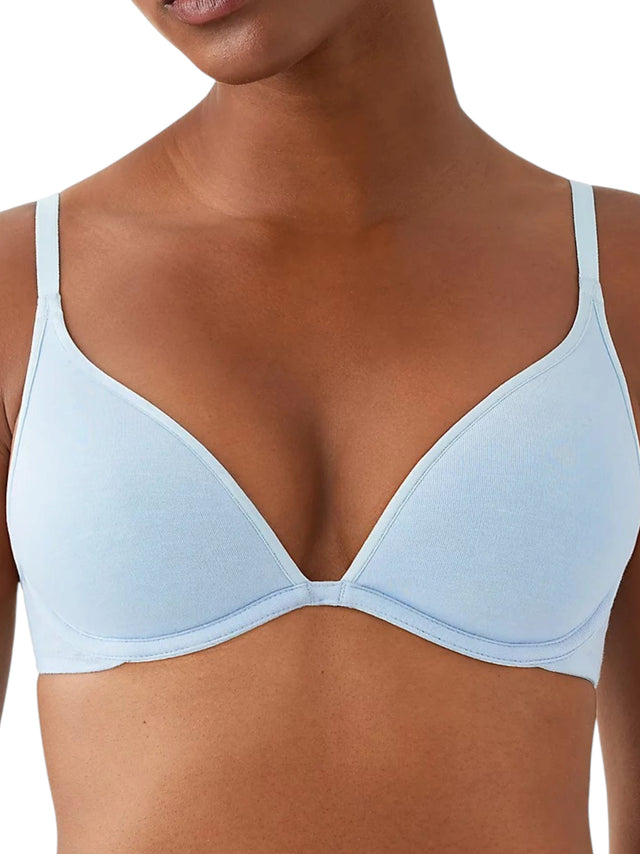 Image for Women's Plain Plunge Bra,Blue
