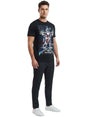 Image for Men's Printed Top, Black