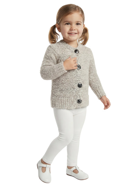 Image for Kids Girls Ribbed Jacket,Silver