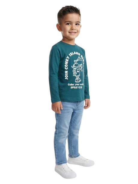 Image for Kids Boys Printed Top,Green
