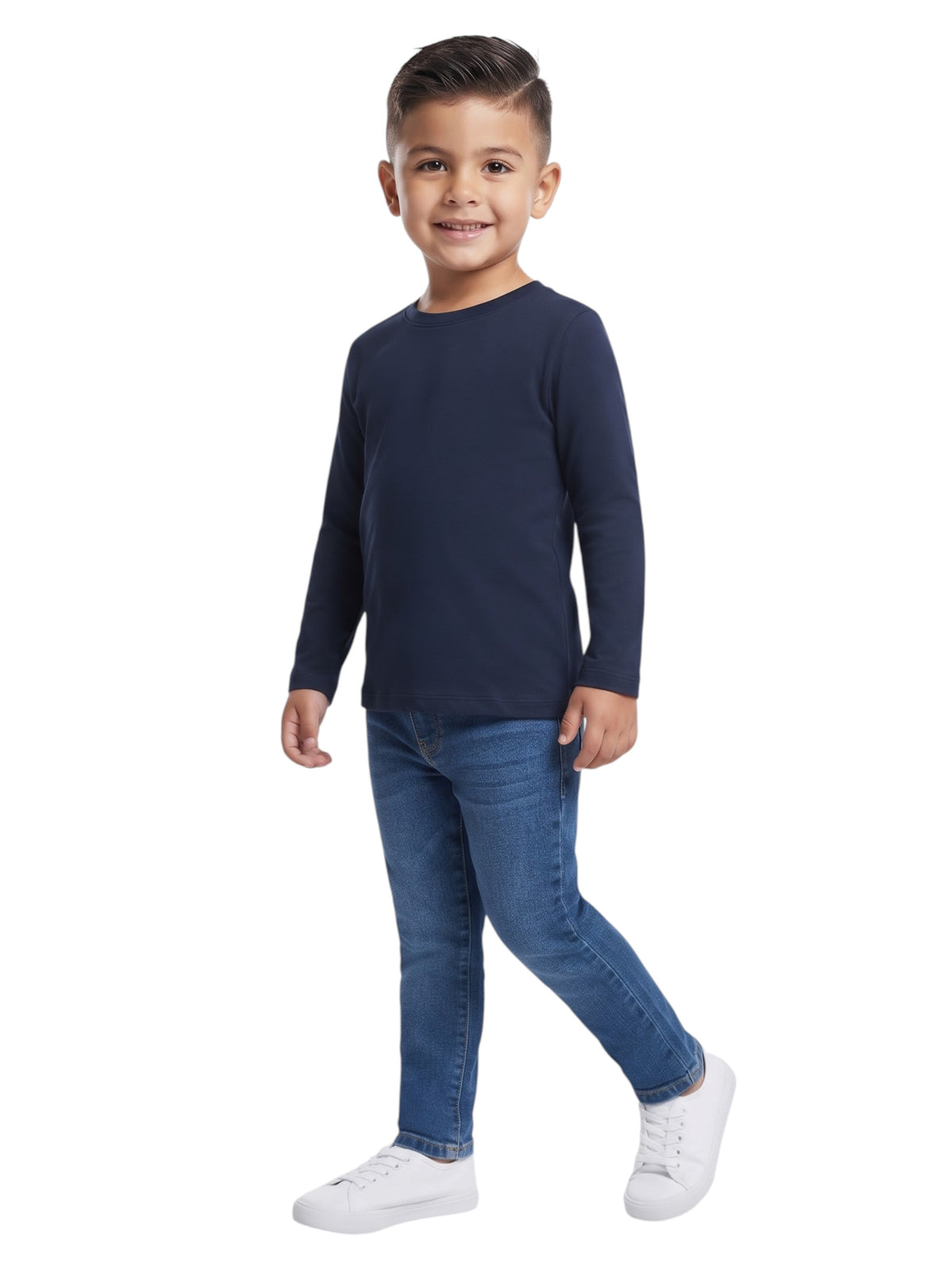 Image for Kids Boys Plain Top,Navy