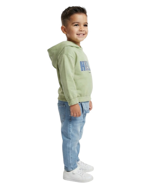 Image for Kids Boys Printed Hoodie,Green