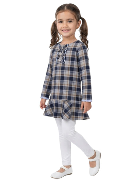 Image for Kids Girls Plaid Dress,Multi