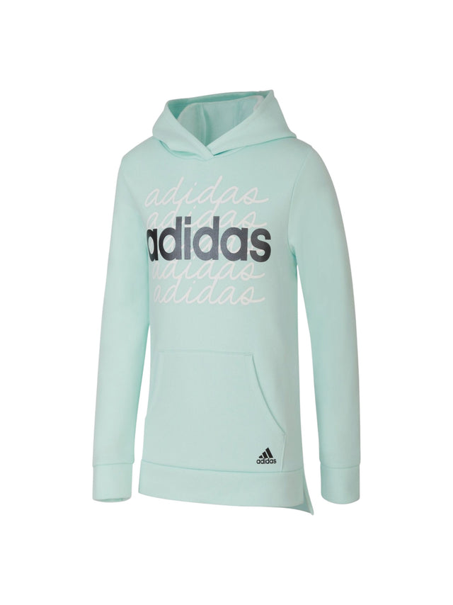 Image for Kids Girls Brand Logo Printed Hoodie,Aqua
