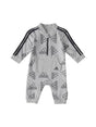 Image for Kids Boys Brand Logo Printed Jumpsuit,Grey/Black