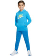 Image for Kids Boys Brand Logo Printed Hoodie,Light Blue