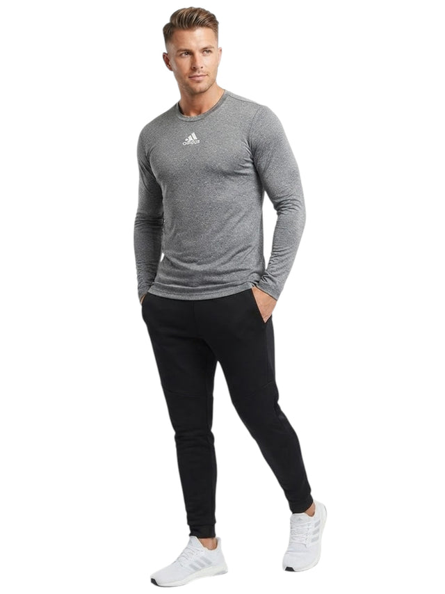 Image for Men's Brand Logo Printed Sport Top,Dark Grey