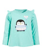 Image for Kids Girls Printed Top,Green