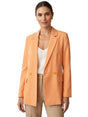 Image for Women's Plain Blazer,Orange