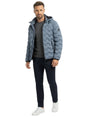 Image for Men's Quilted Puffer Jacket,Blue