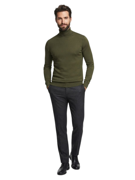 Image for Men's Plain Top,Olive Green