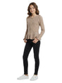 Image for Kids Girls Patterned Shiny Top,Beige/Gold