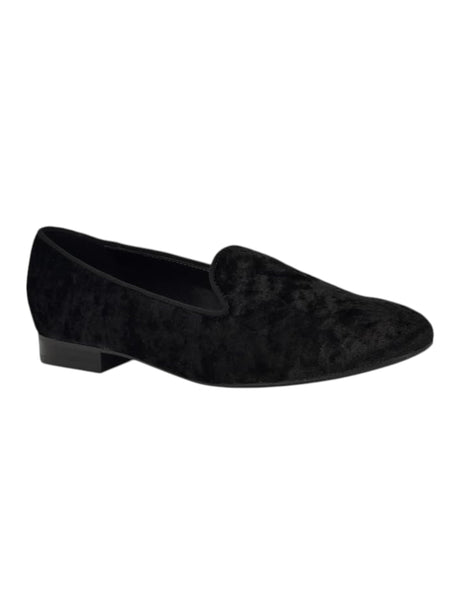 Image for Women's Plain Velvet Ballerina,Black