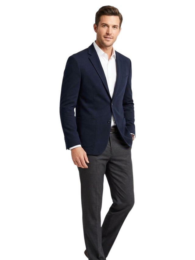 Image for Men's Plain Blazer,Navy