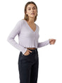 Image for Women's Ribbed Soft Top,Light Purple