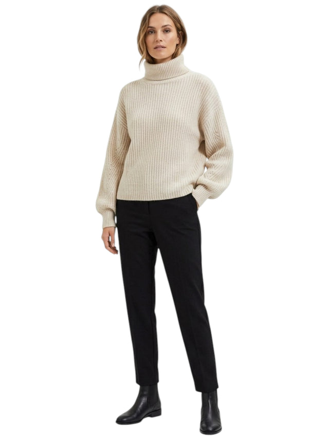 Image for Women's Ribbed Top,Light Beige