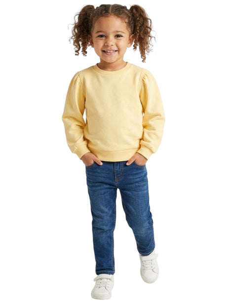 Image for Kids Girl's Plain Top,Yellow