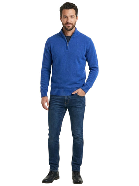Image for Men's Ribbed Top,Royal Blue