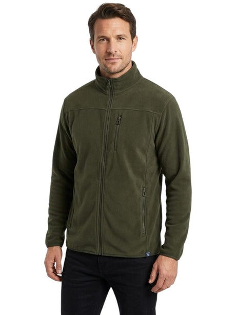 Image for Men's Plain Jacket,Olive Green