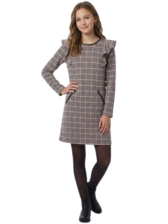Image for Kids Girl's Plaid Dress,Multi
