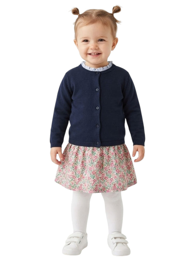 Image for Kids Girl's Plain Cardigan,Navy Blue