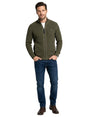 Image for Men's Ribbed Jacket,Olive Green