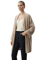 Image for Women's Plain Knitted Cardigan,Beige