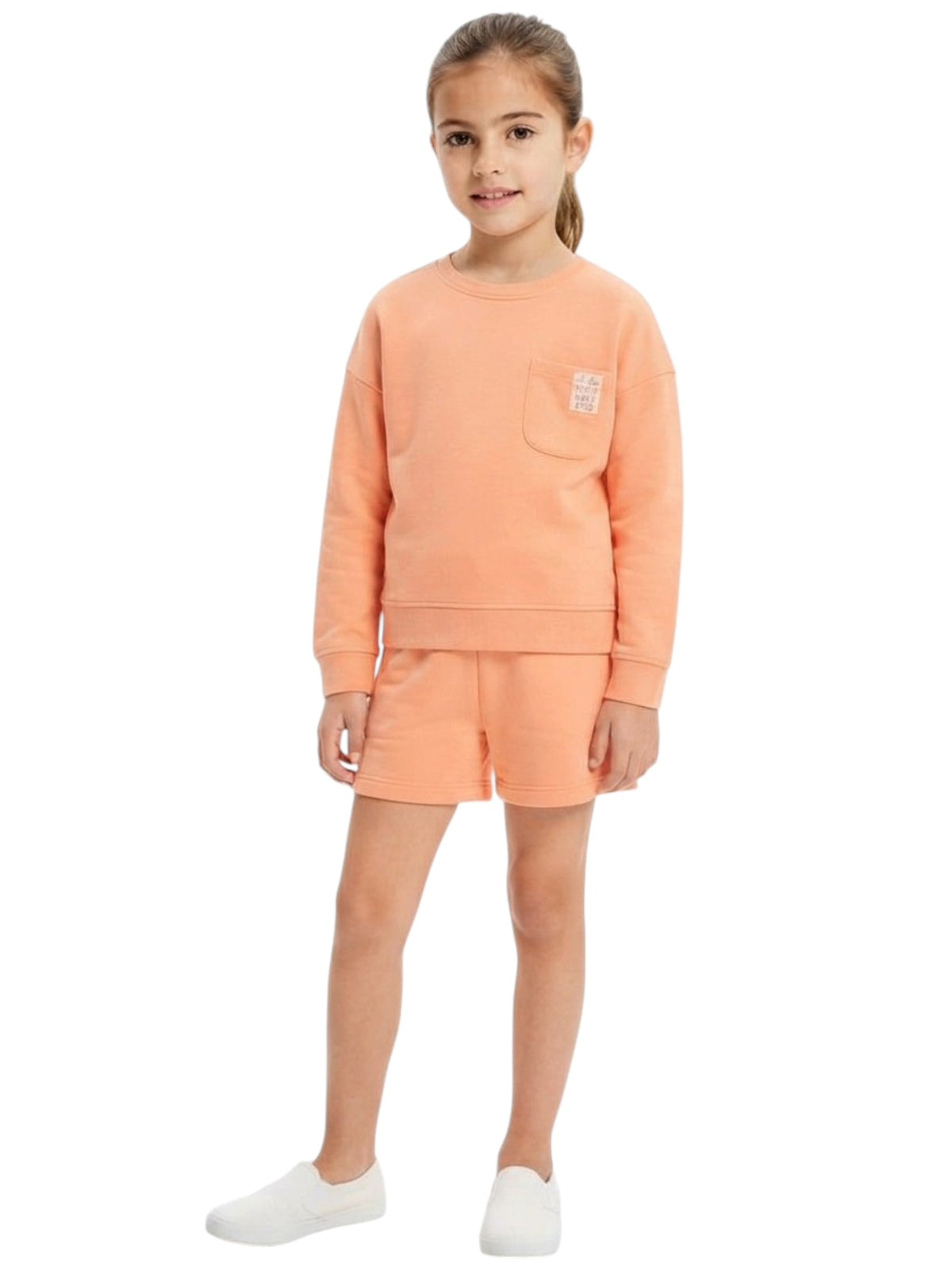 Image for Kids Girl Plain Set 2 Pcs,Coral
