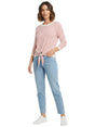 Image for Women's Striped Top,Red/White