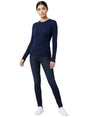 Image for Women's Plain Knitted Top,Navy Blue