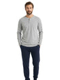 Image for Men's Plain Sleepwear Set,Navy/Grey