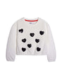 Image for Kids Girl Heart Printed Top,White