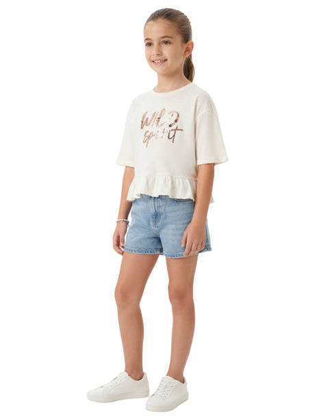 Image for Kids Girl sequin Top,White