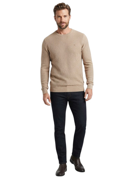 Image for Men's Ribbed Top,Light Brown