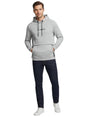 Image for Men's Brand Logo Printed Hoodie,Grey