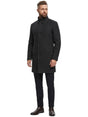Image for Men's Textured Coat,Black