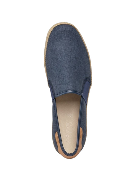 Men's Colorblocked Textured Shoes,Light Navy