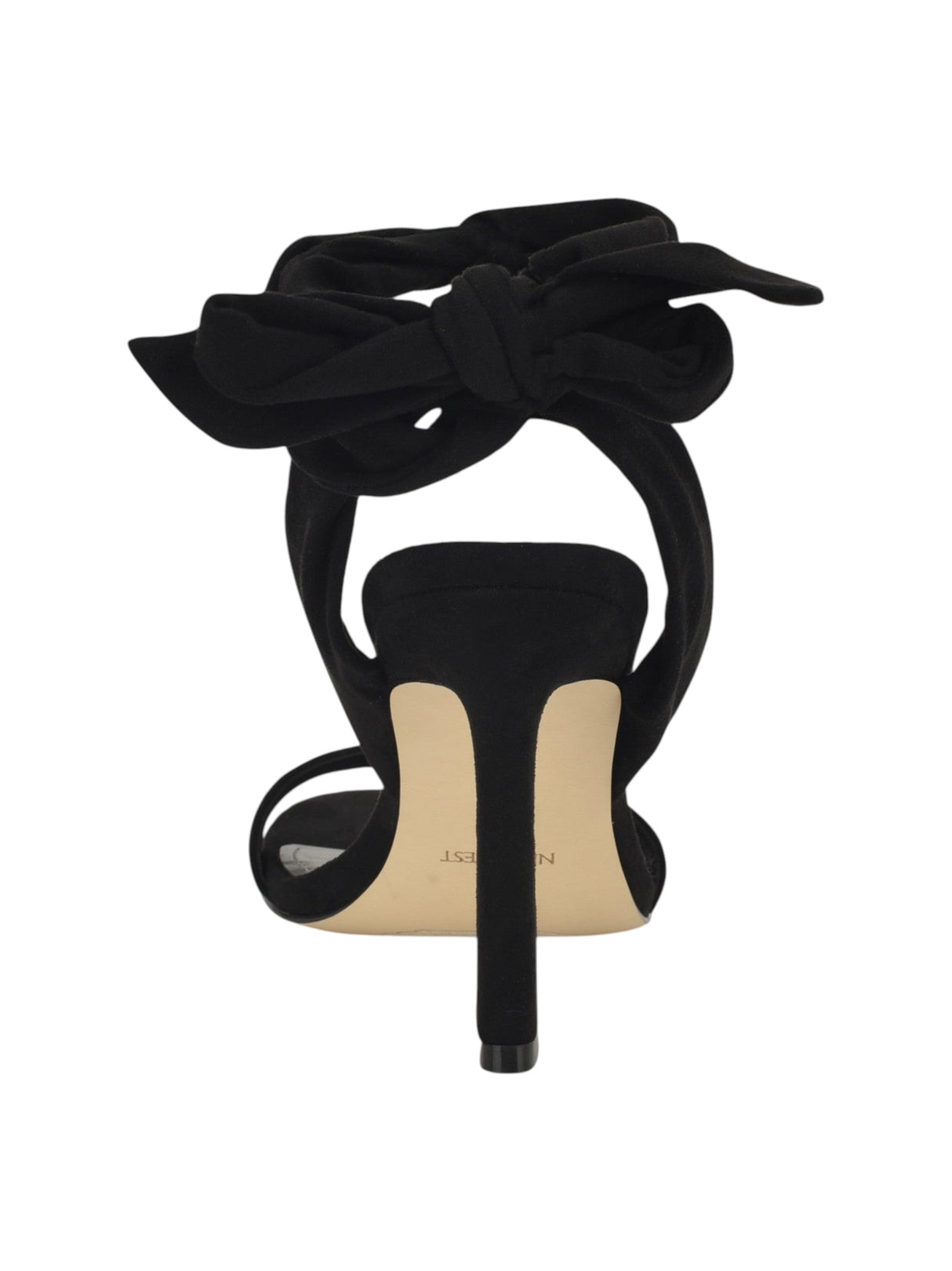Women's Wrapped Heeled Shoes,Black