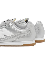 Men's Logo Patched Shoes,Silver