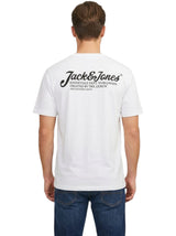 Men's Brand Logo Printed Back Top,White