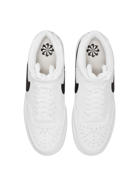 Court Vision Men's Logo Pattched Shoes,White