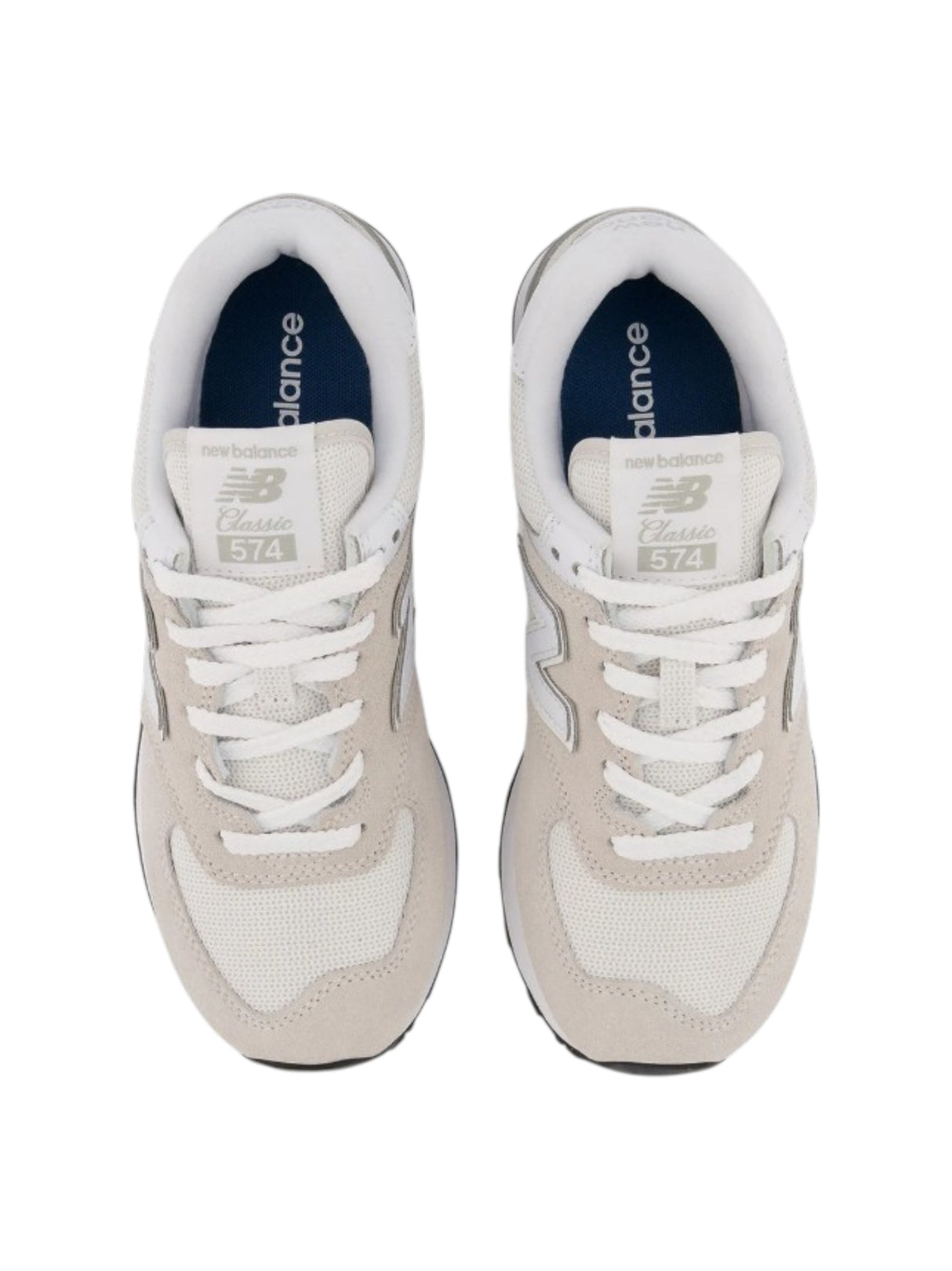 New Balance 574 Women's Textured Shoes,Light Beige